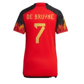 Belgien Kevin De Bruyne #7 Replika Hjemmebanetrøje Dame VM 2022 Kortærmet
